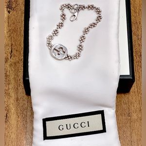 Authentic Gucci floral bracelet